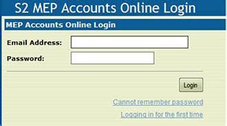 mep login s2|MEP Online: My Account .